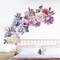 Flowers Wall Stickers Peony Rose Wall Decals for Living Room, 4 PCS Giant Peonies Wall Art Murals Delicate Blossom Art Applique Delicate Peony Floral Wallpaper for Bedroom Girls Room 12 x 2 x 2 inches